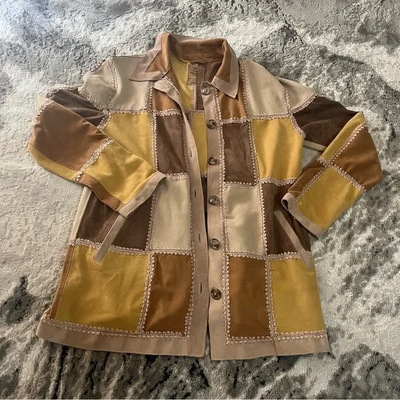 Free People Jackets Coats Free People Sz M Edie Crochet